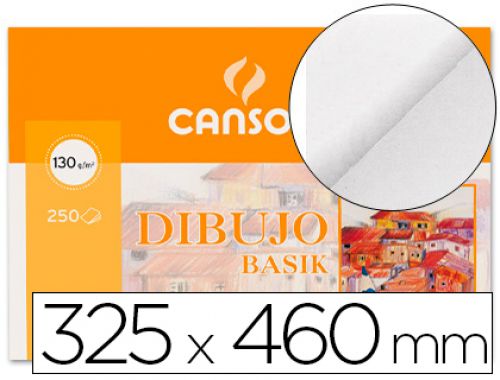Papel de desenho basik din a3 + sem esquadria em minipacks de 10 folhas , Canson , 31570 , 8422714007977